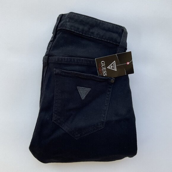 Guess Women’s Skinny Black Jeans Super Slim Fit Size 24 - Picture 1 of 11